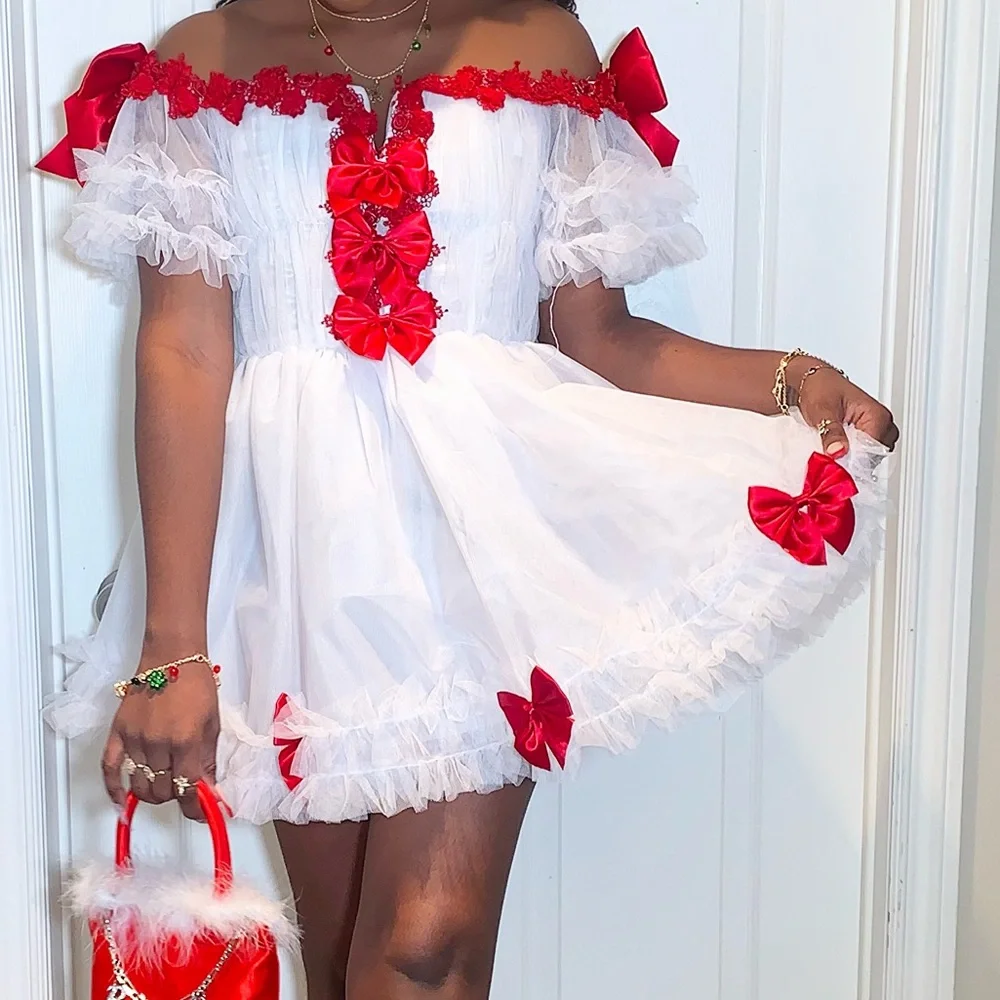 DollsKill WINTER ROSE MINI DRESS - Picture 2 of 6